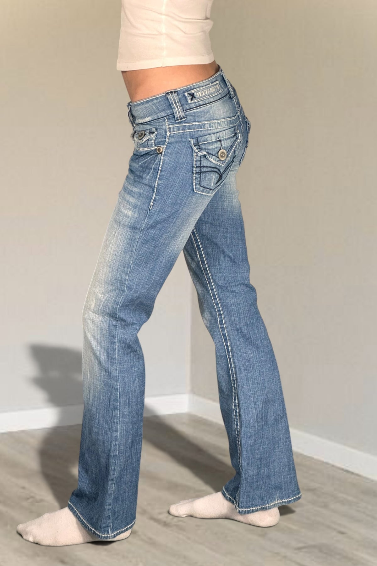 Lågmidjade jeans stl: XXS