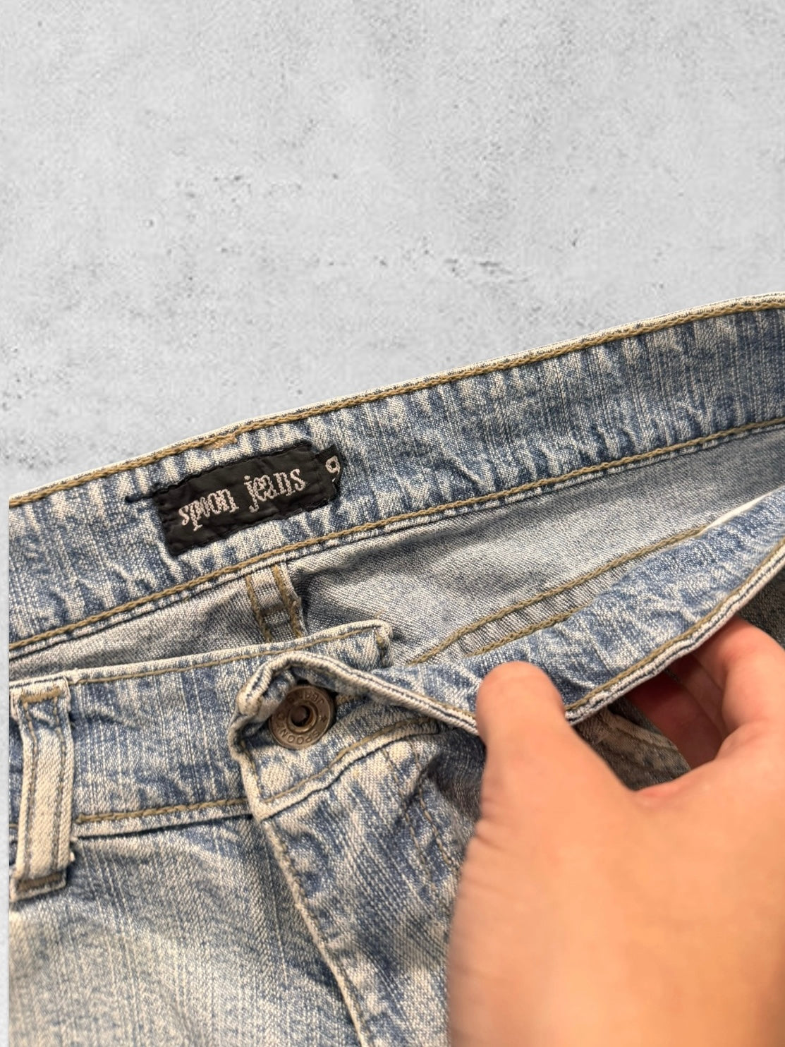 Lågmidjade jeans stl: M