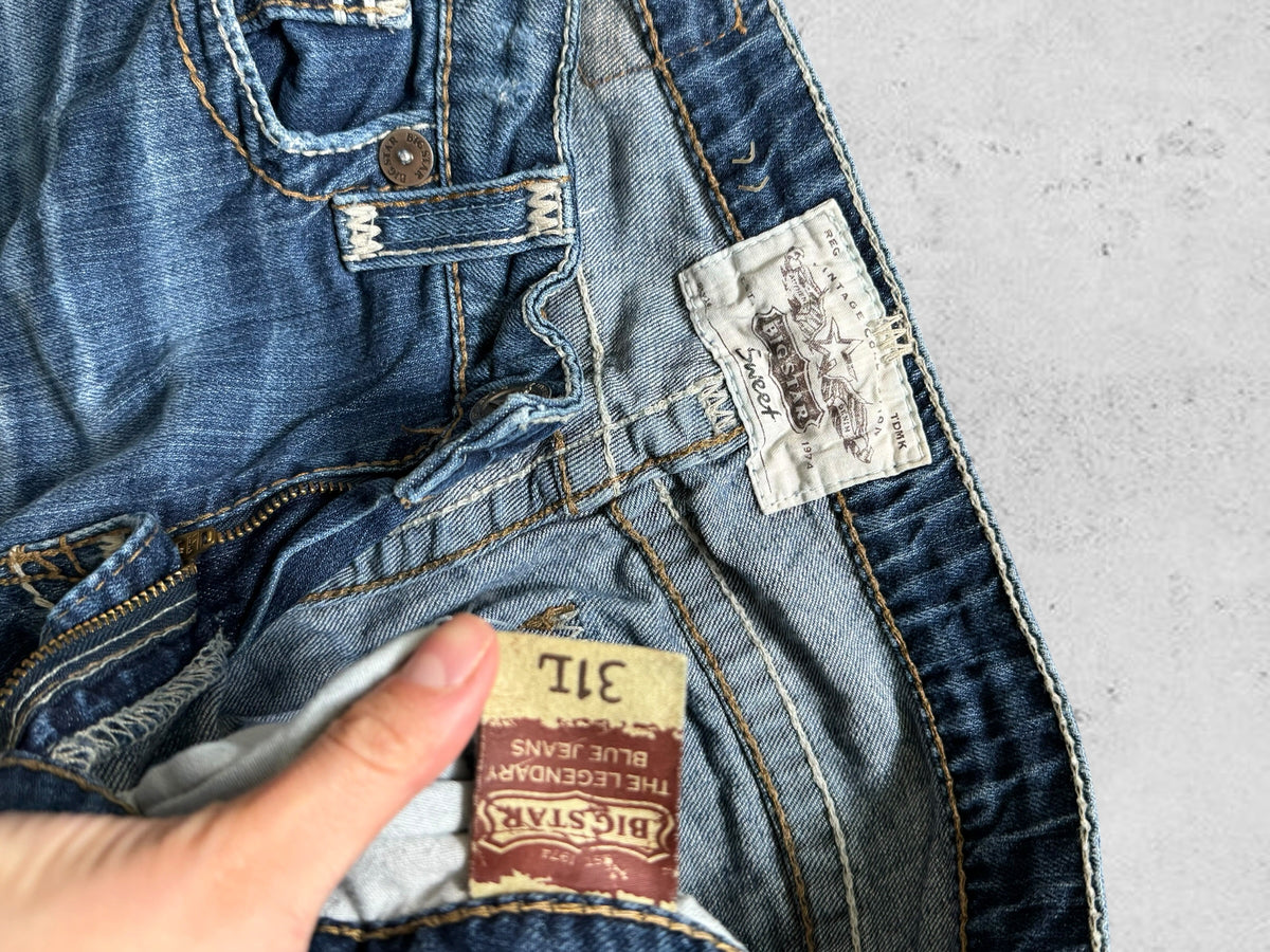 Lågmidjade jeans stl: M