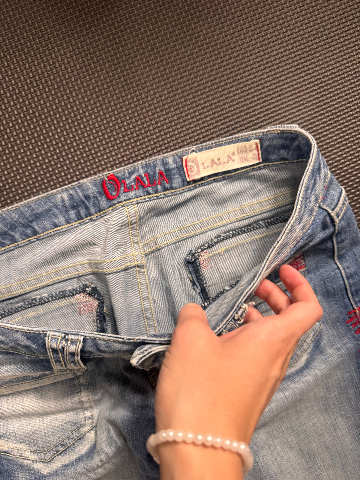 Lågmidjade jeans stl: XS