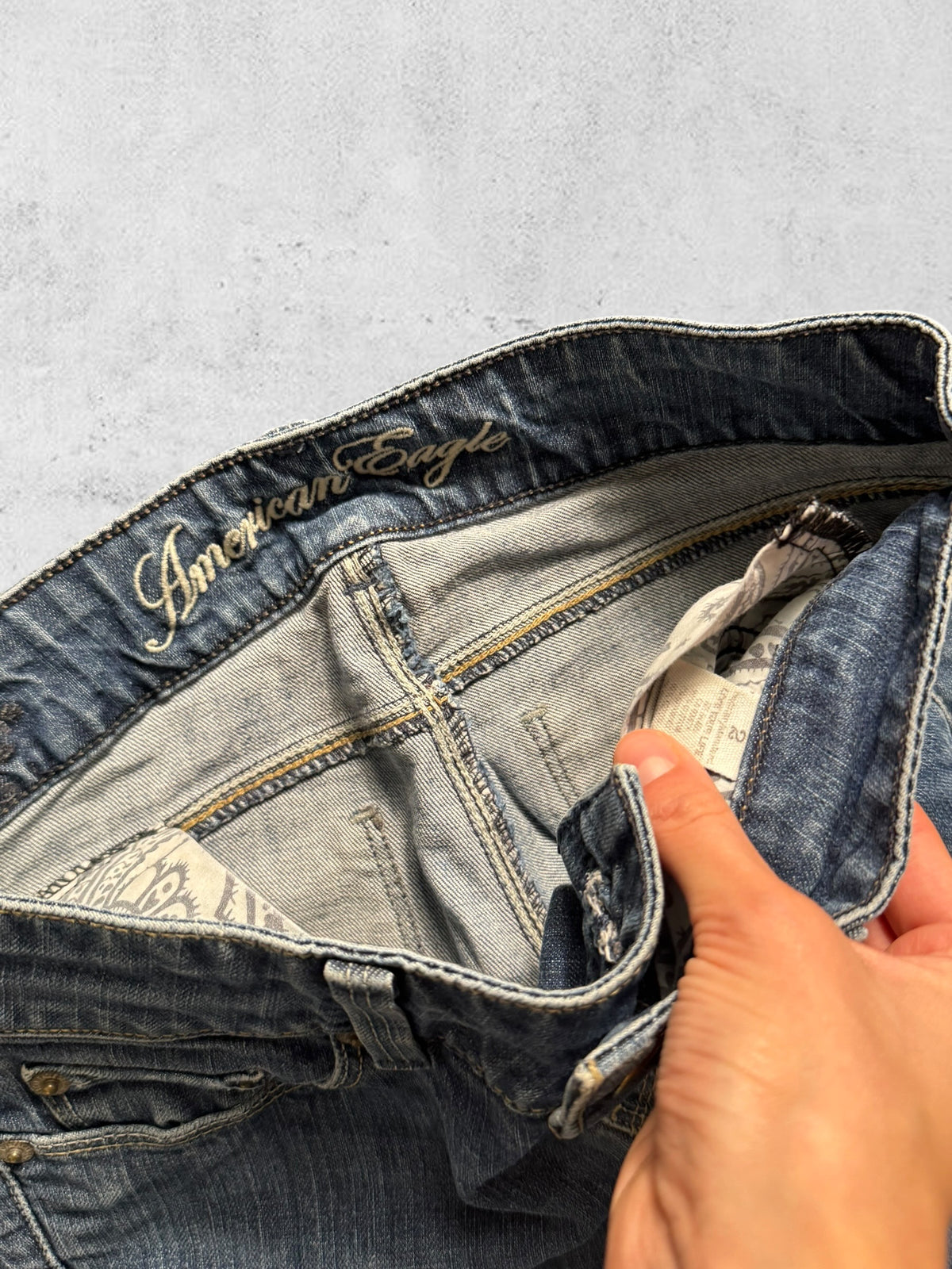 Lågmidjade jeans stl: XXS