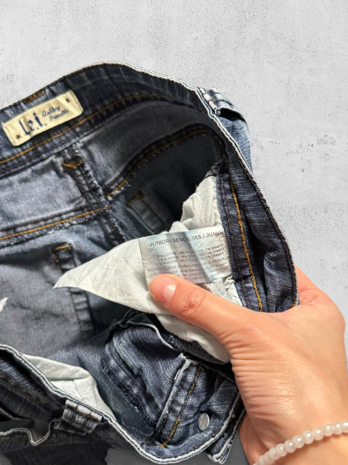 Lågmidjade jeans stl: XS