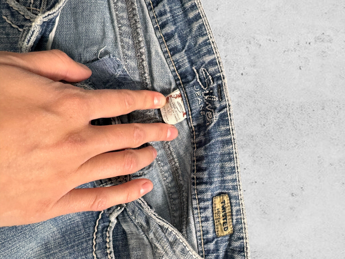 Lågmidjade jeans stl: XS