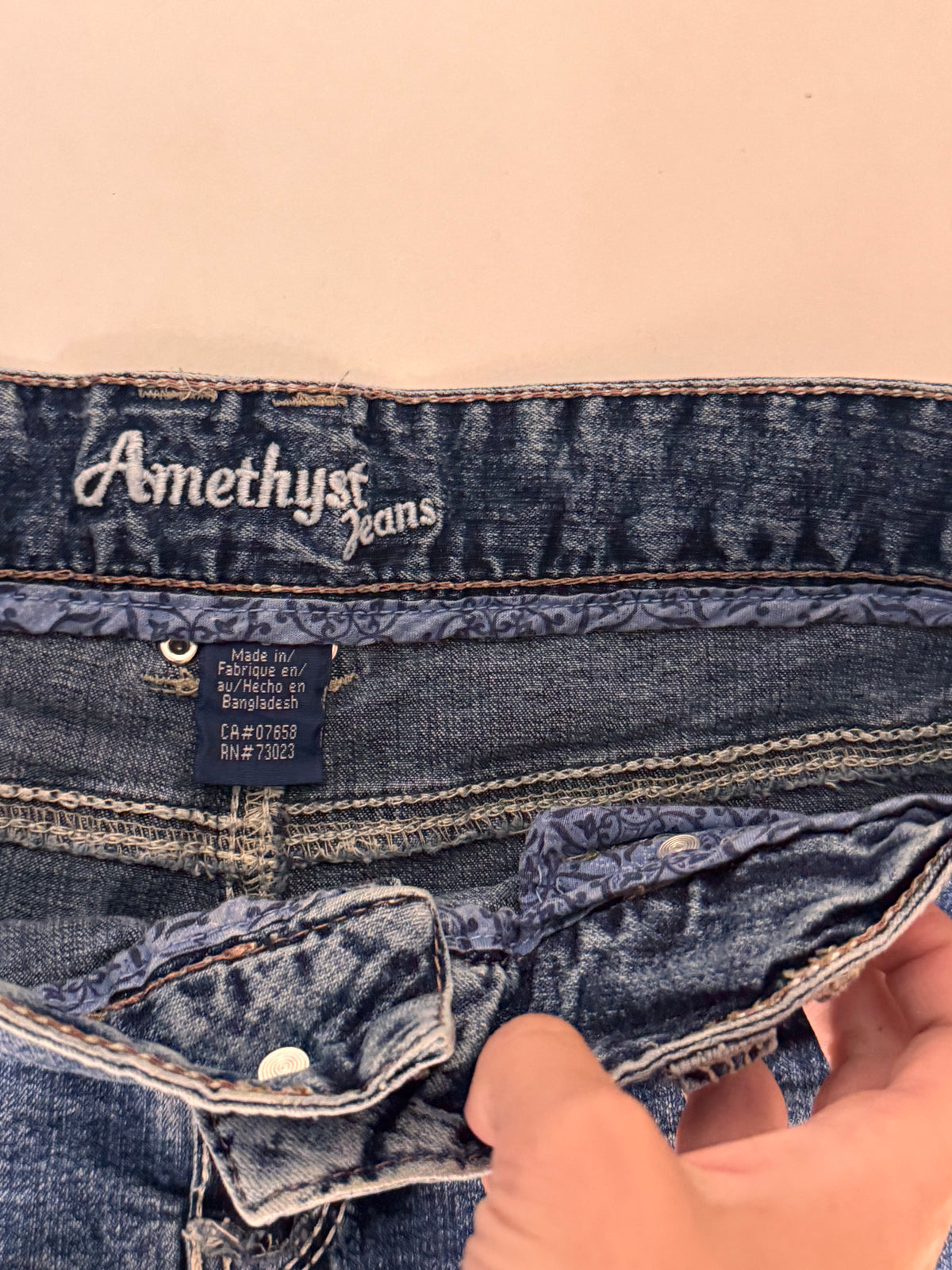 Lågmidjade jeans stl: S