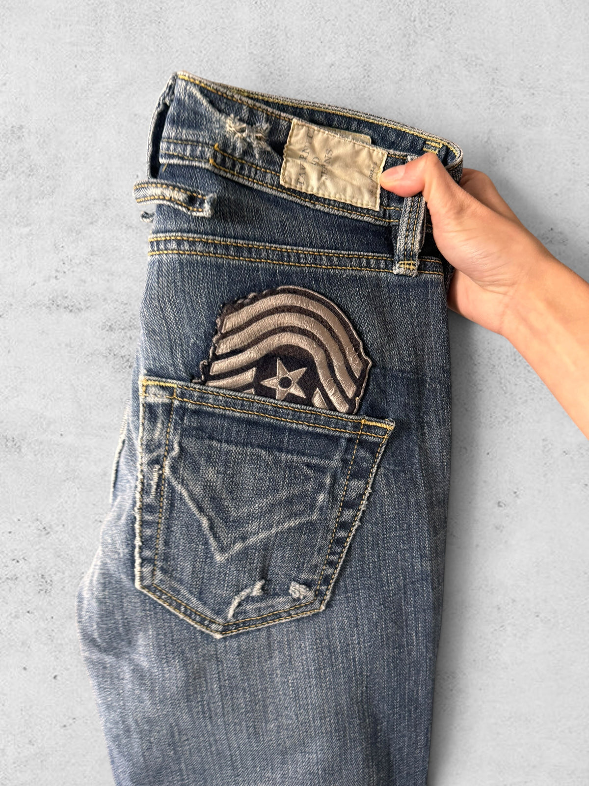 Lågmidjade jeans stl: S