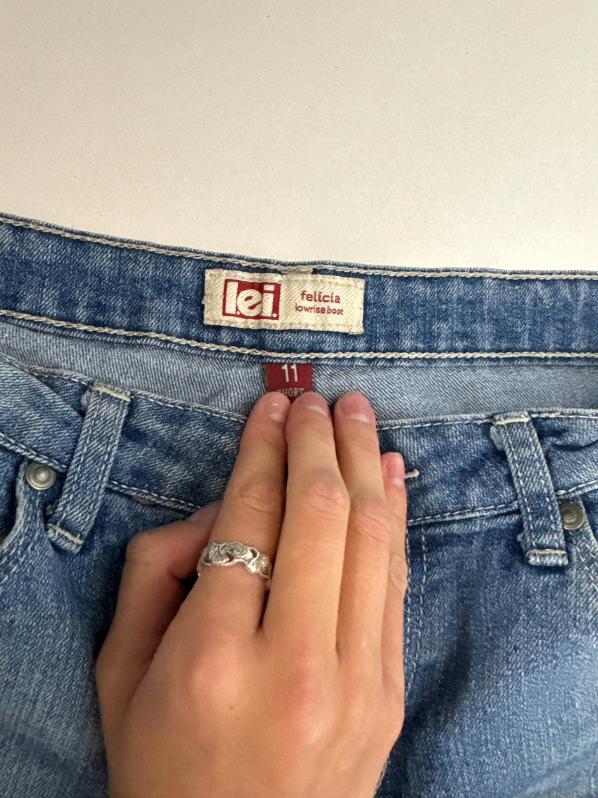 Lågmidjade jeans stl: M