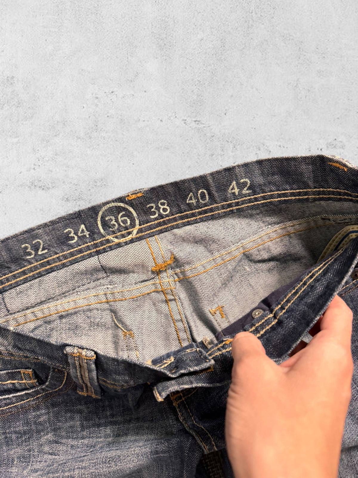 Lågmidjade jeans stl: S