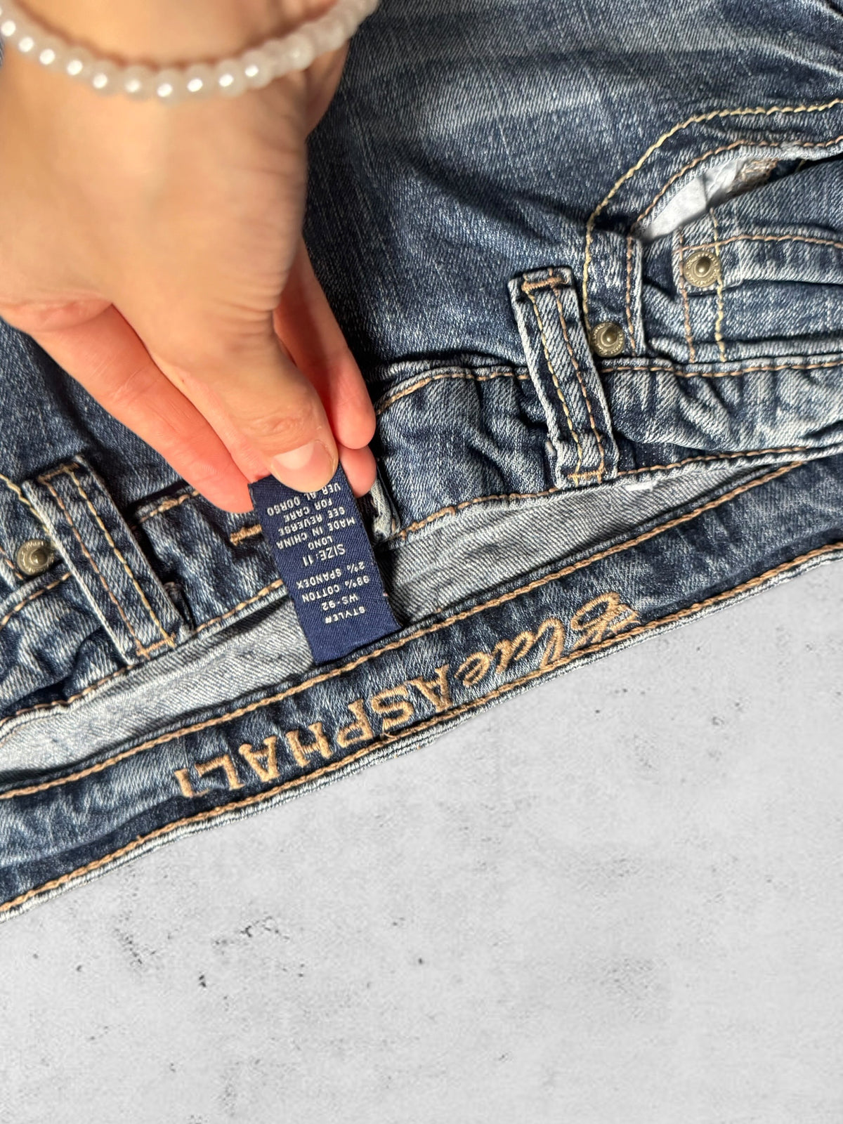 Lågmidjade jeans stl: S/M