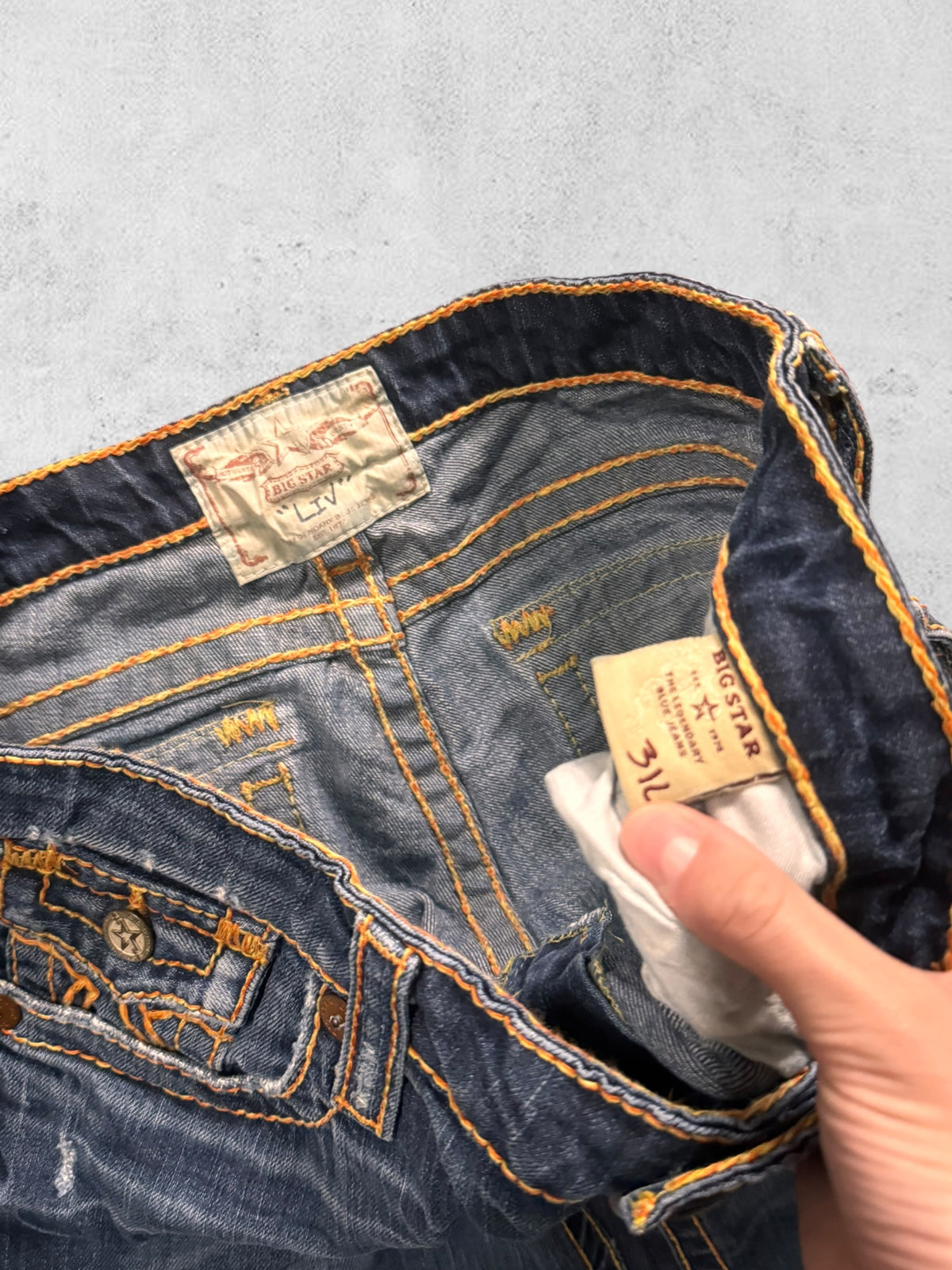 Lågmidjade jeans stl: M/L