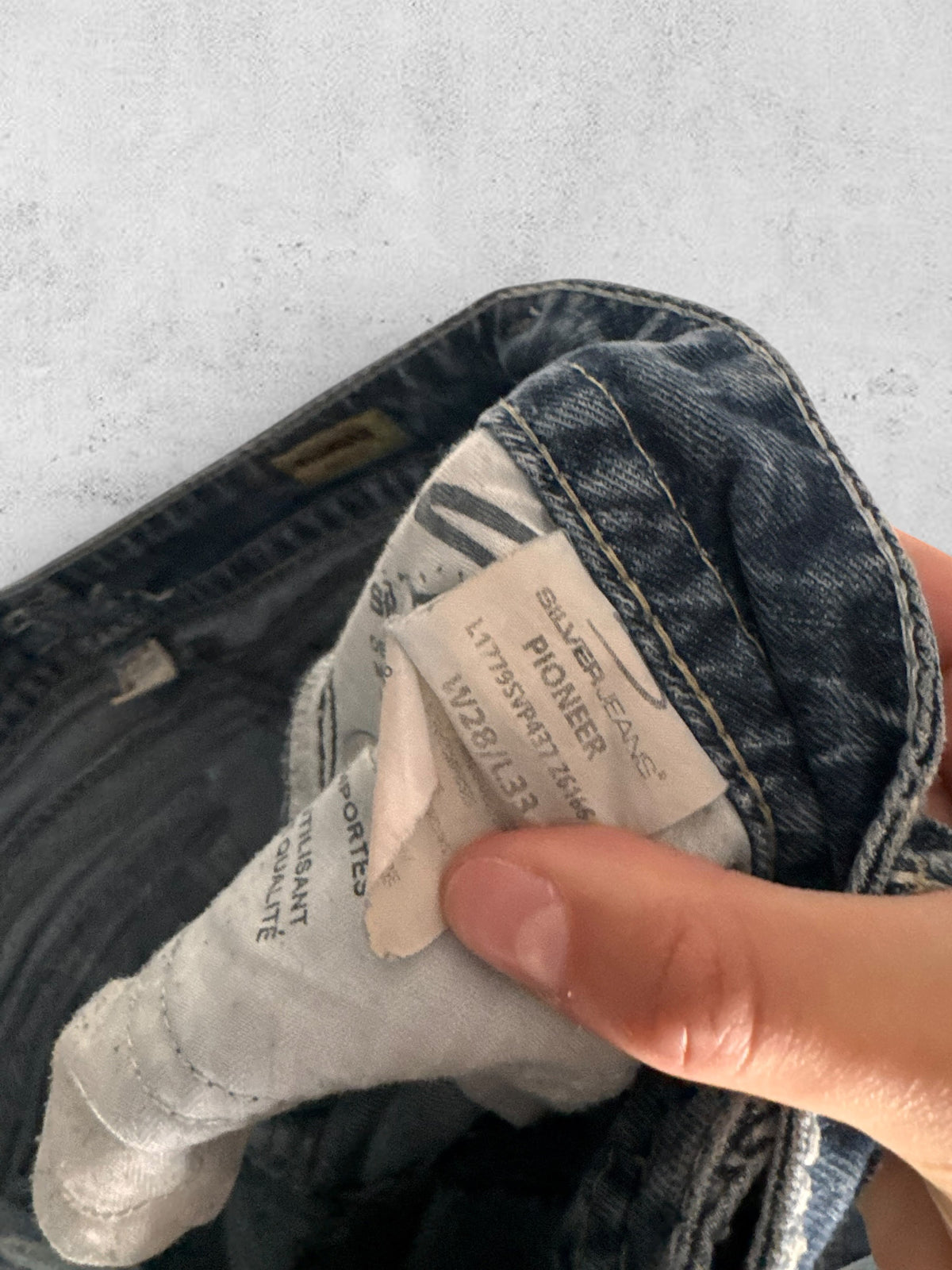 Lågmidjade jeans stl: S