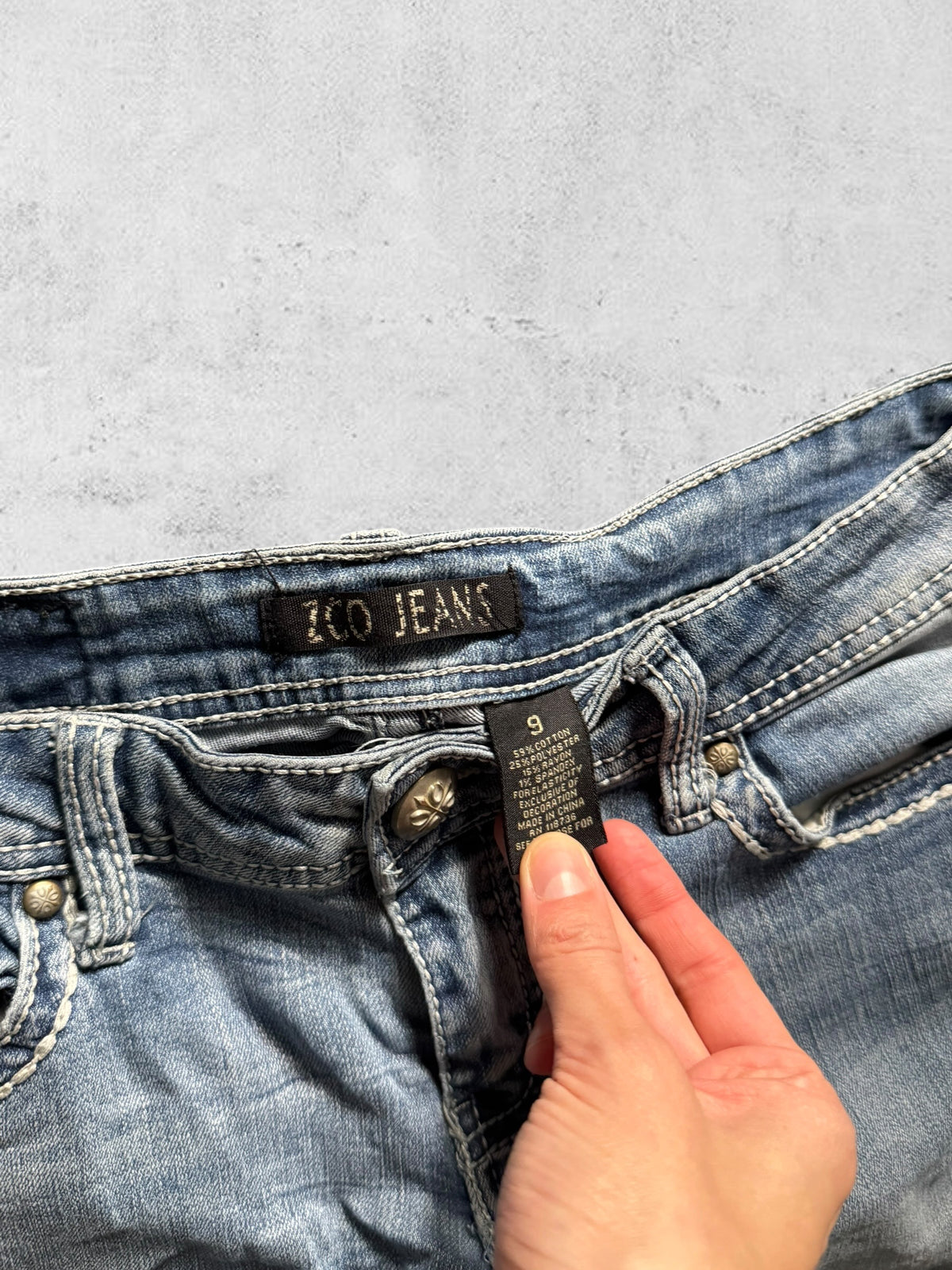 Lågmidjade jeans stl: S