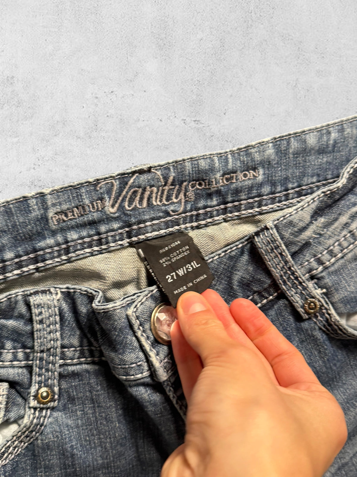 Lågmidjade jeans stl: S
