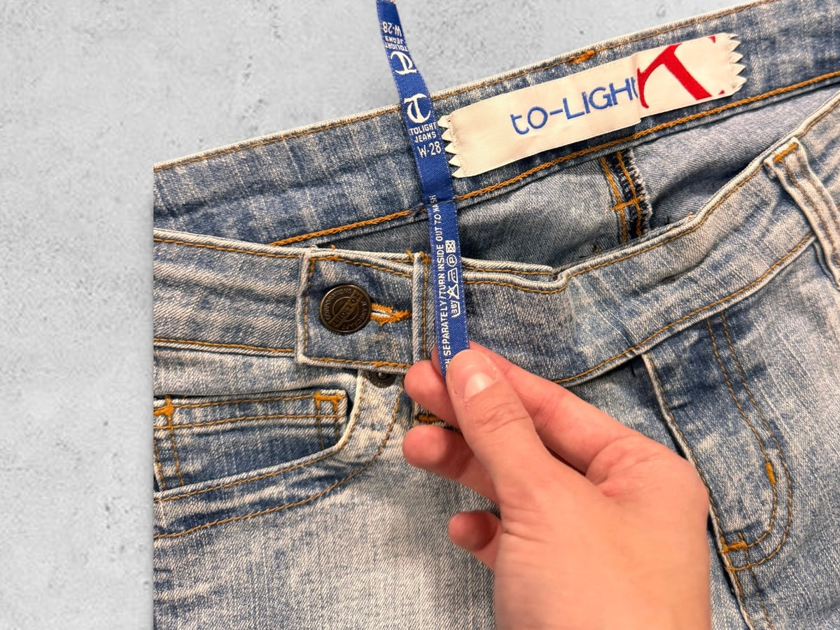 Lågmidjade jeans stl: S
