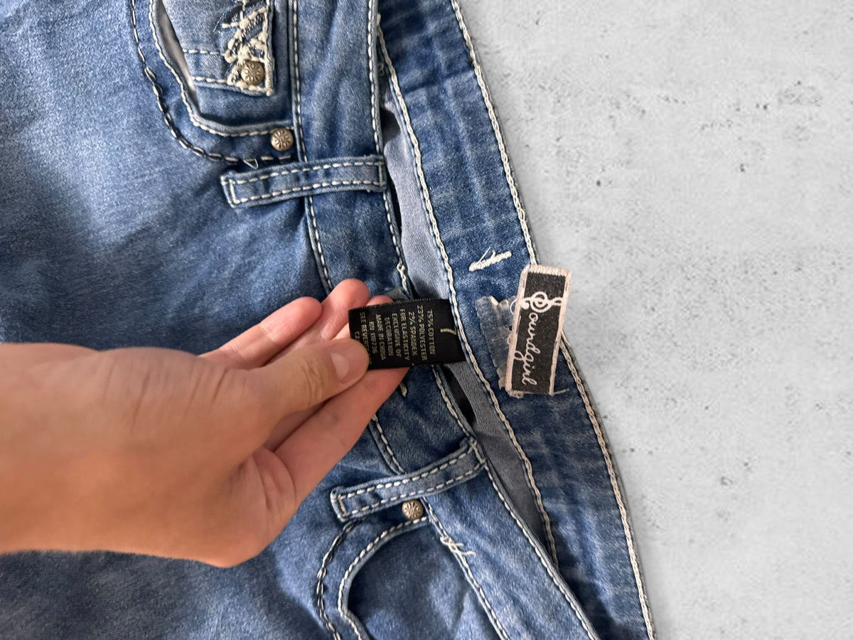Lågmidjade jeans stl: S