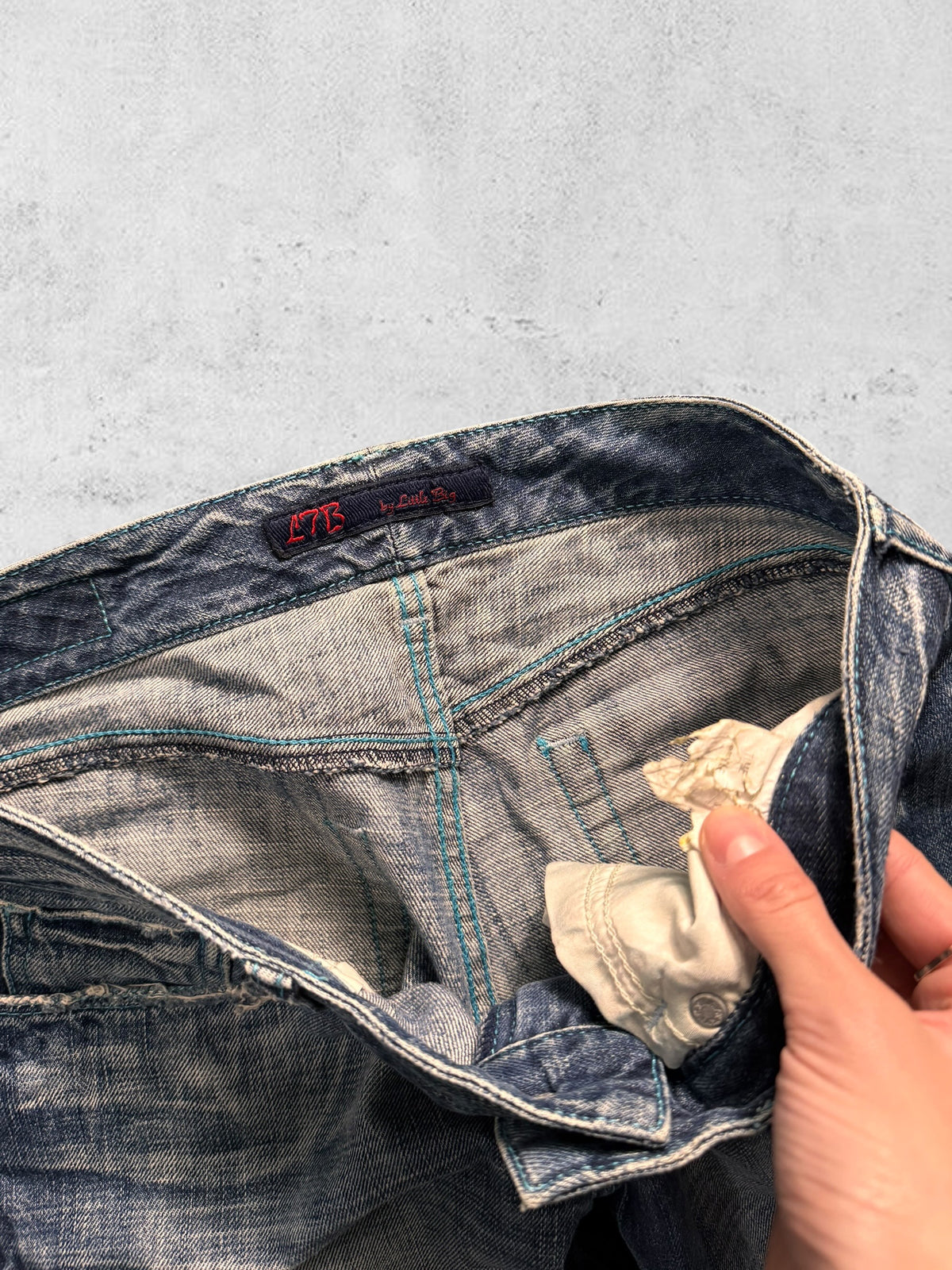 Lågmidjade jeans stl: S