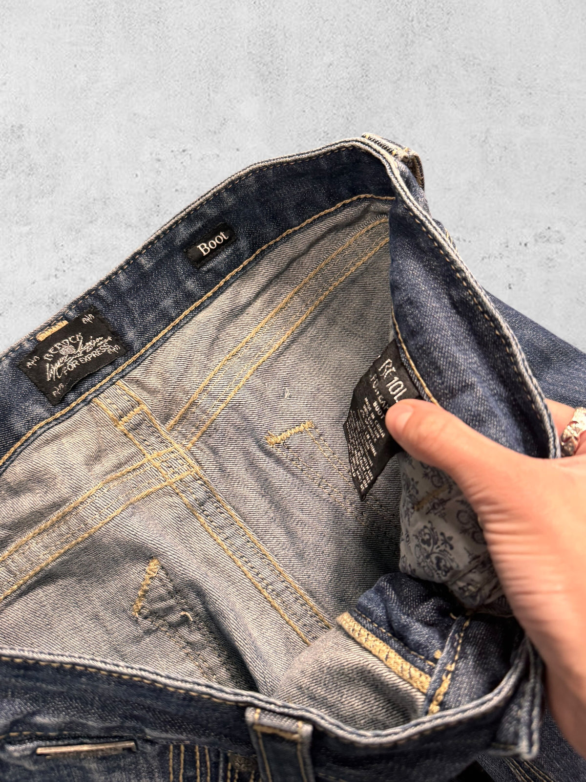 Lågmidjade jeans stl: L