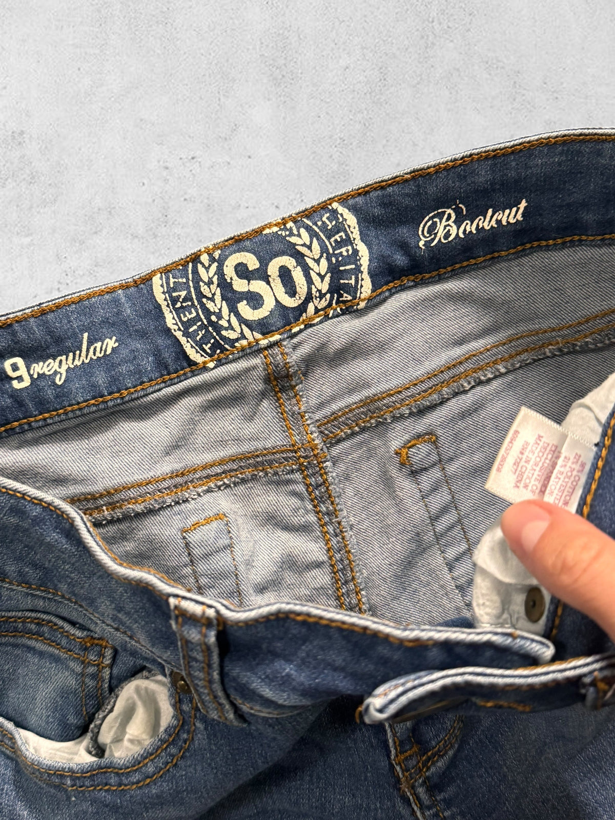 Lågmidjade jeans stl: S