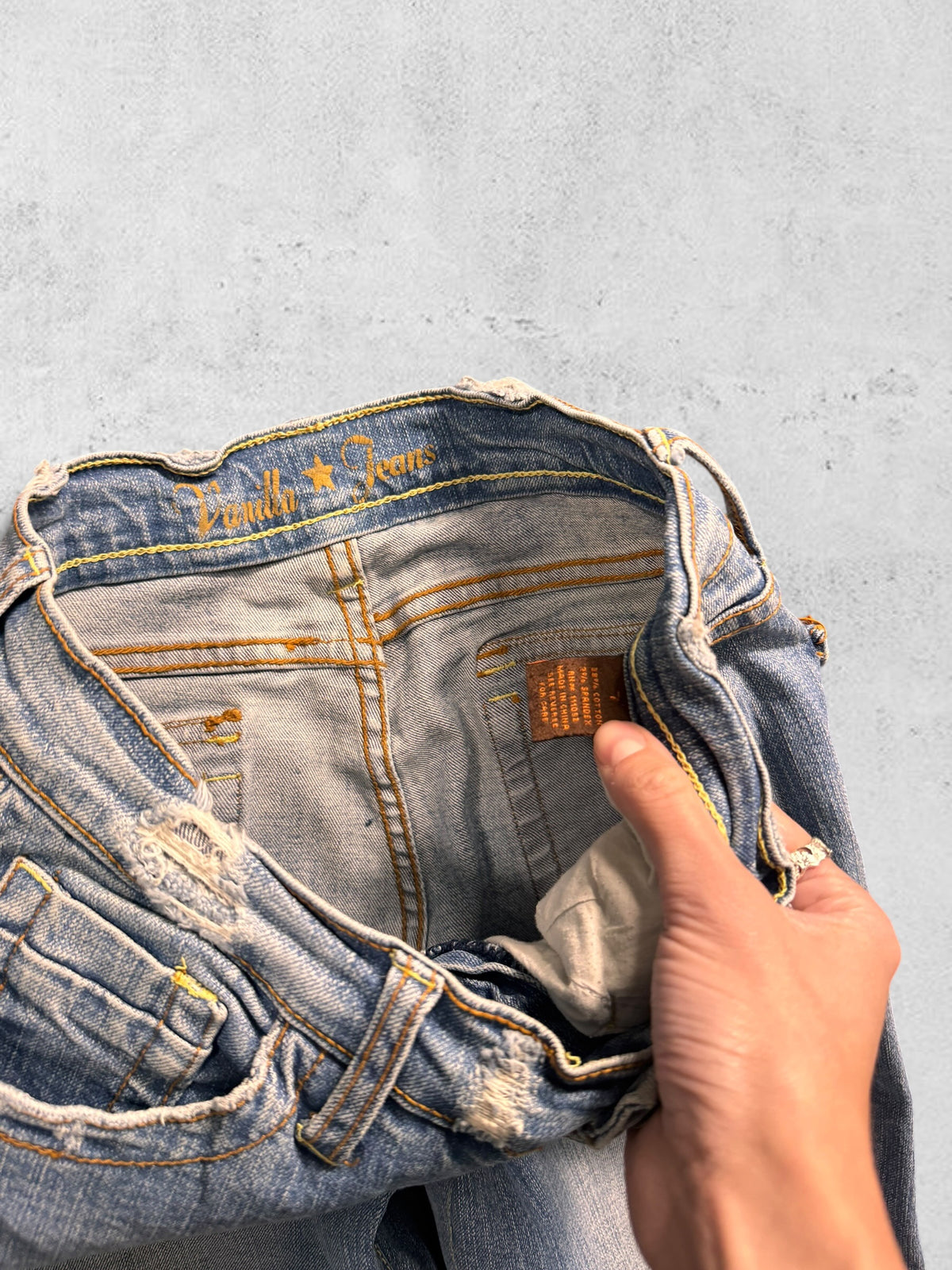 Lågmidjade jeans stl: XXS