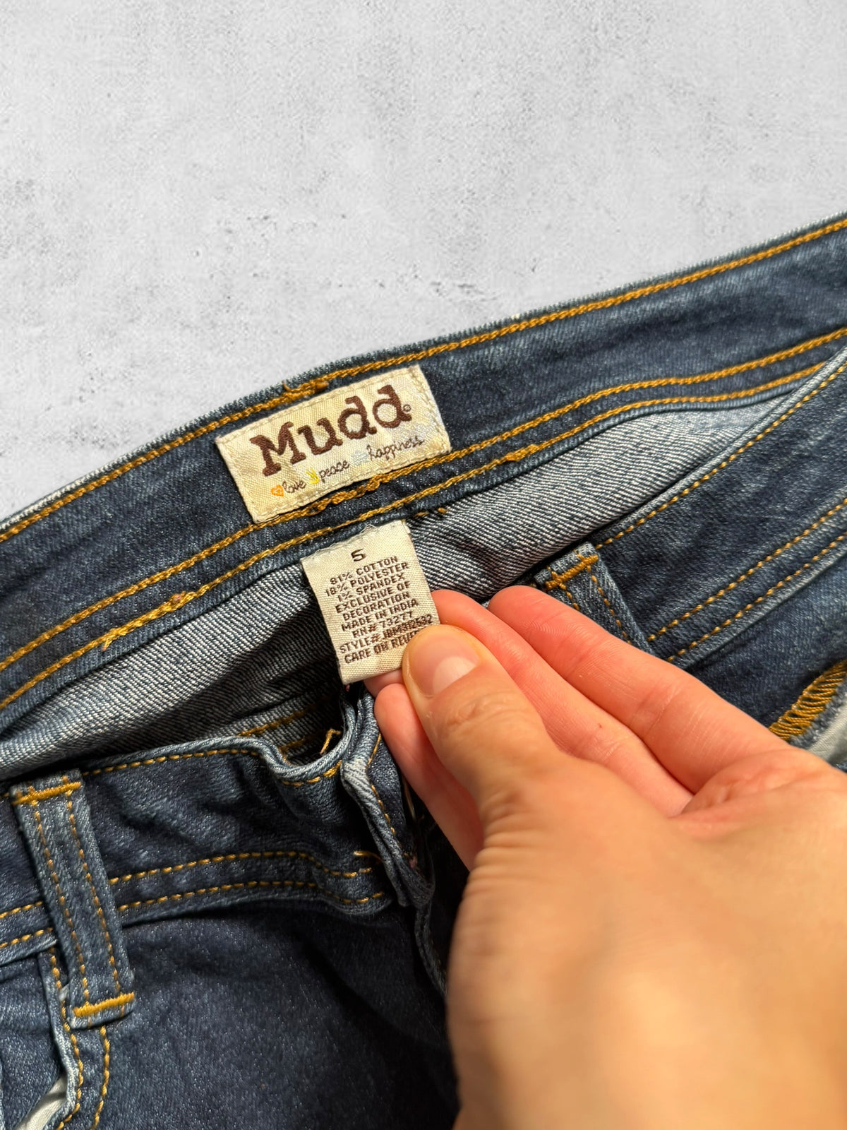 Lågmidjade jeans stl: S