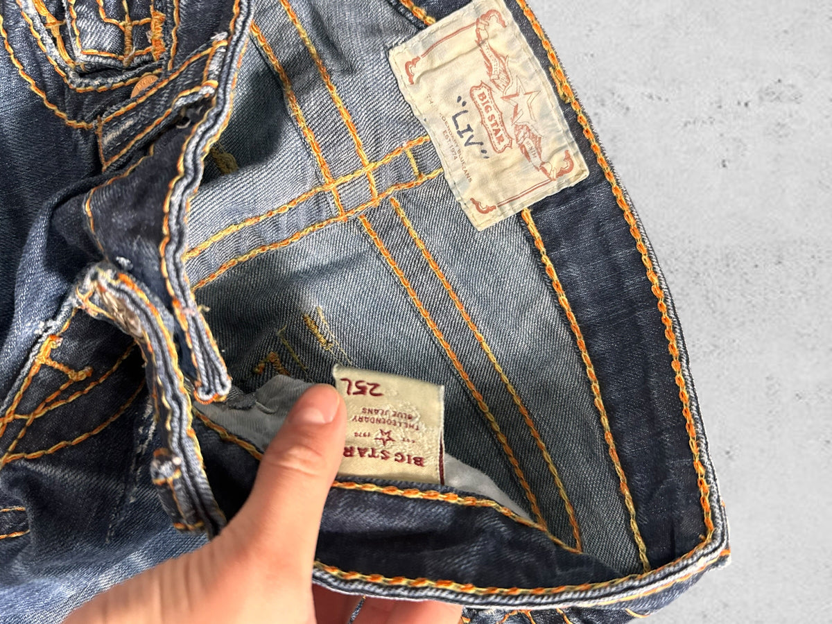 Lågmidjade jeans stl: XS