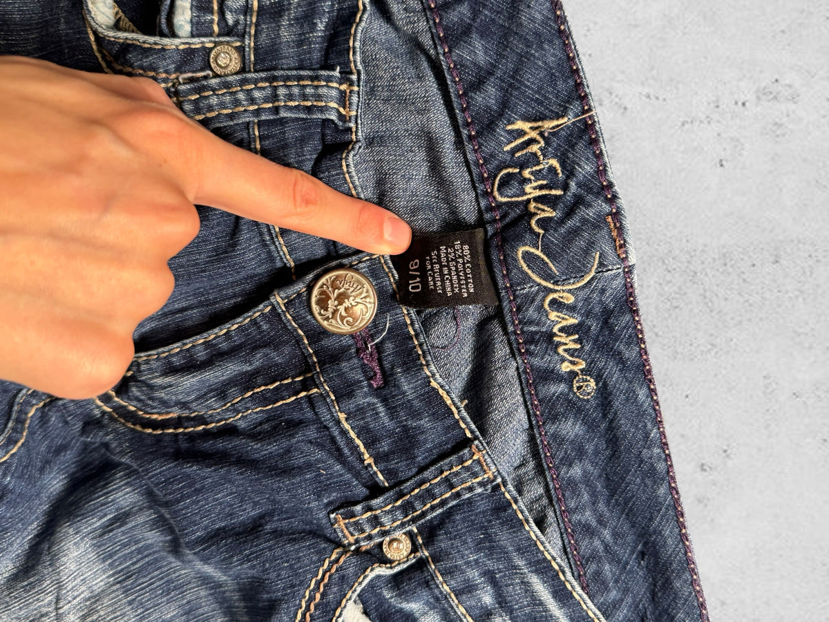 Lågmidjade jeans stl: S