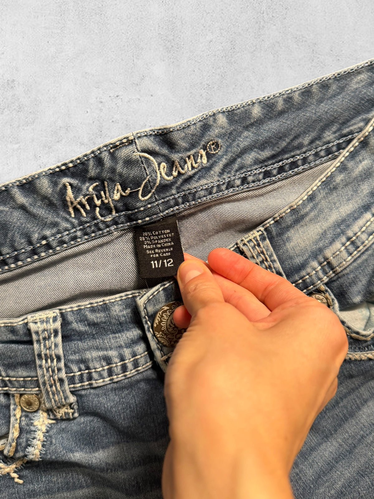 Lågmidjade jeans stl: S