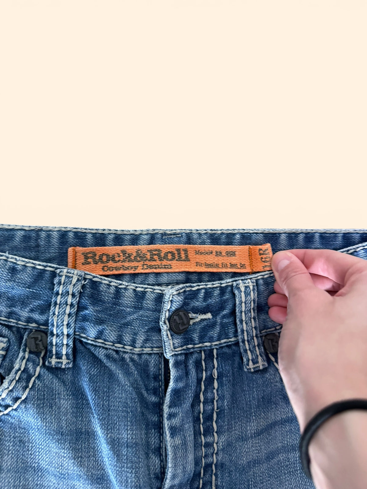 Lågmidjade jeans stl: XS