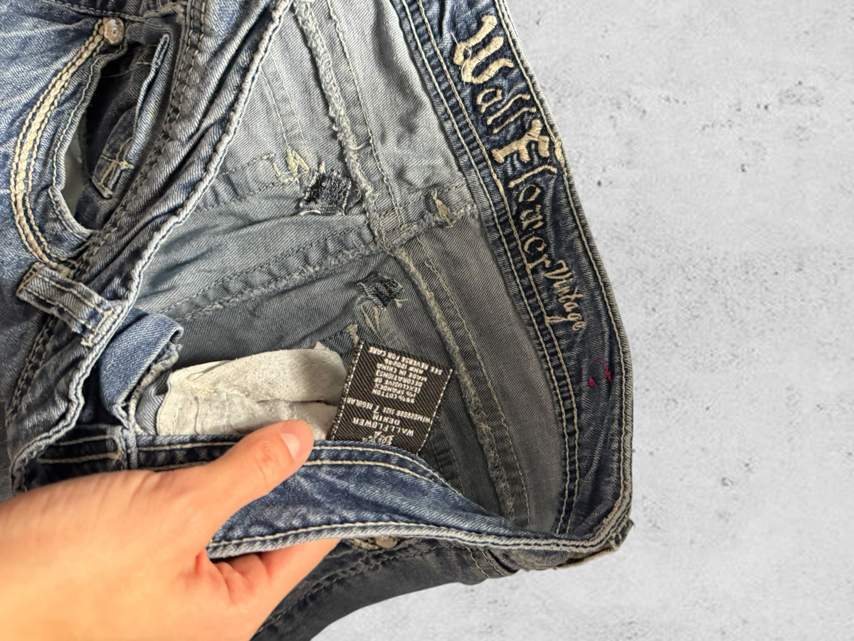 Lågmidjade jeans stl: S