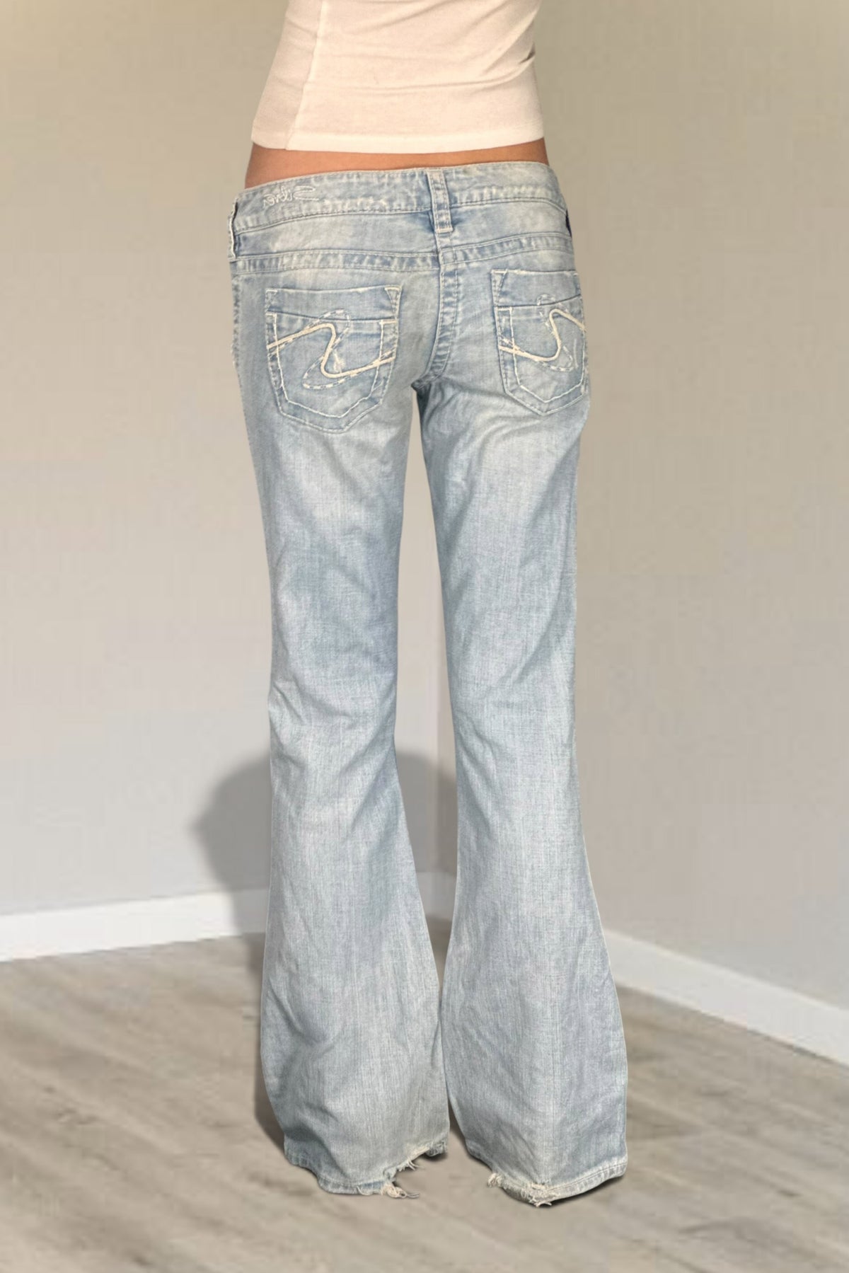 Lågmidjade jeans stl: S