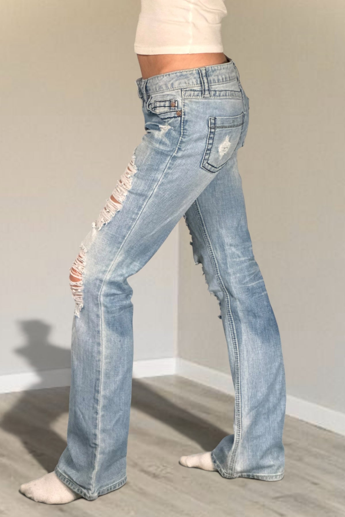 Lågmidjade jeans stl: XS