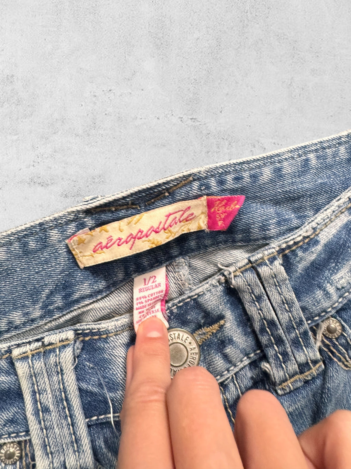 Lågmidjade jeans stl: XXS