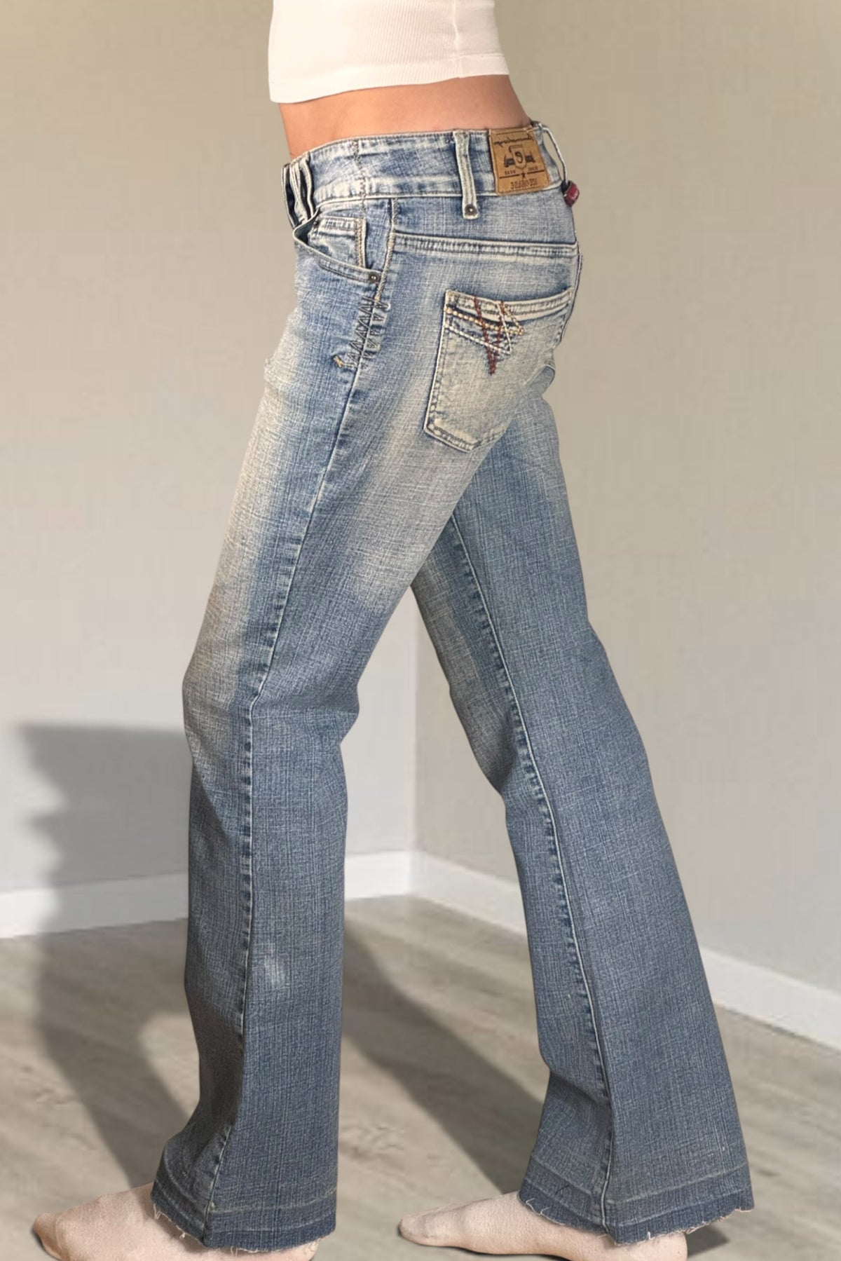 Flare jeans size: S