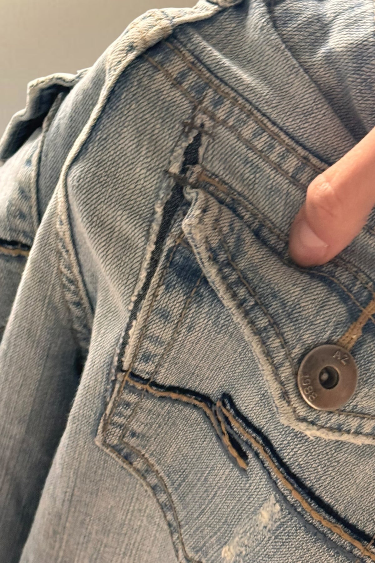 Lågmidjade jeans stl: S