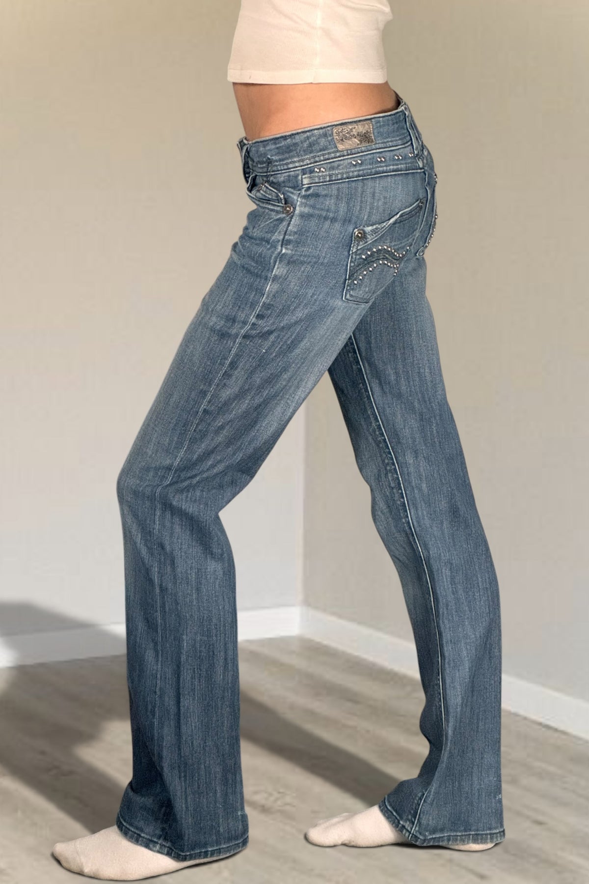 Lågmidjade jeans stl: XS