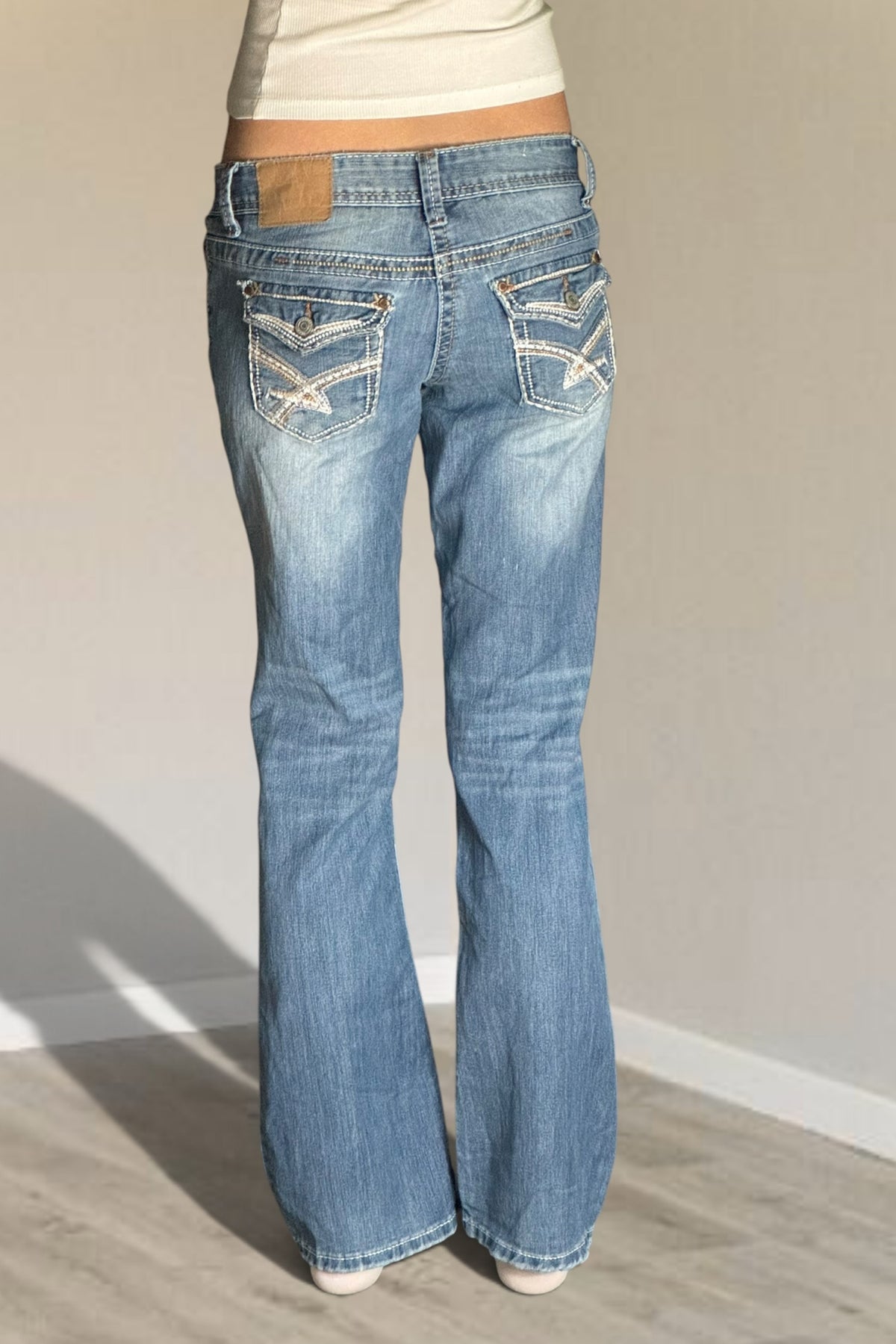 Lågmidjade jeans stl: XS