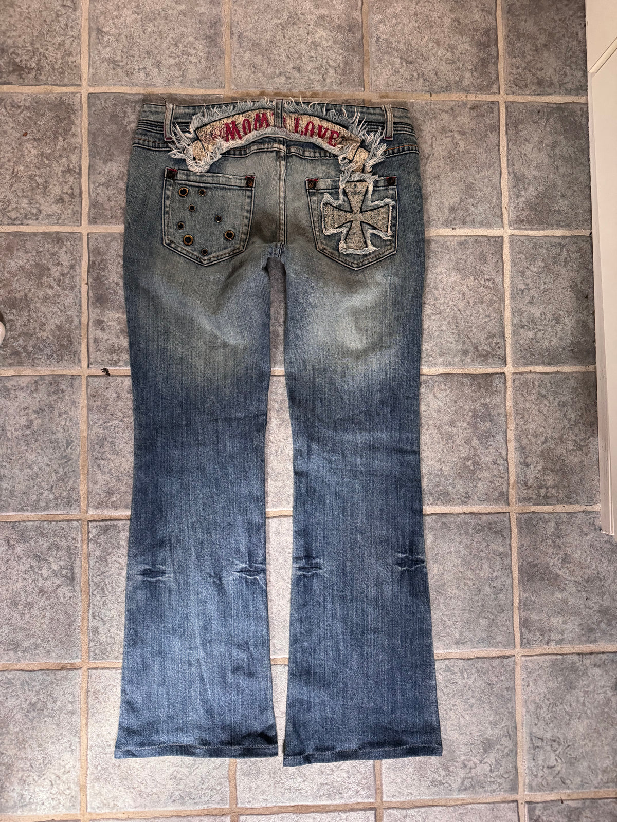Lågmidjade jeans stl: S