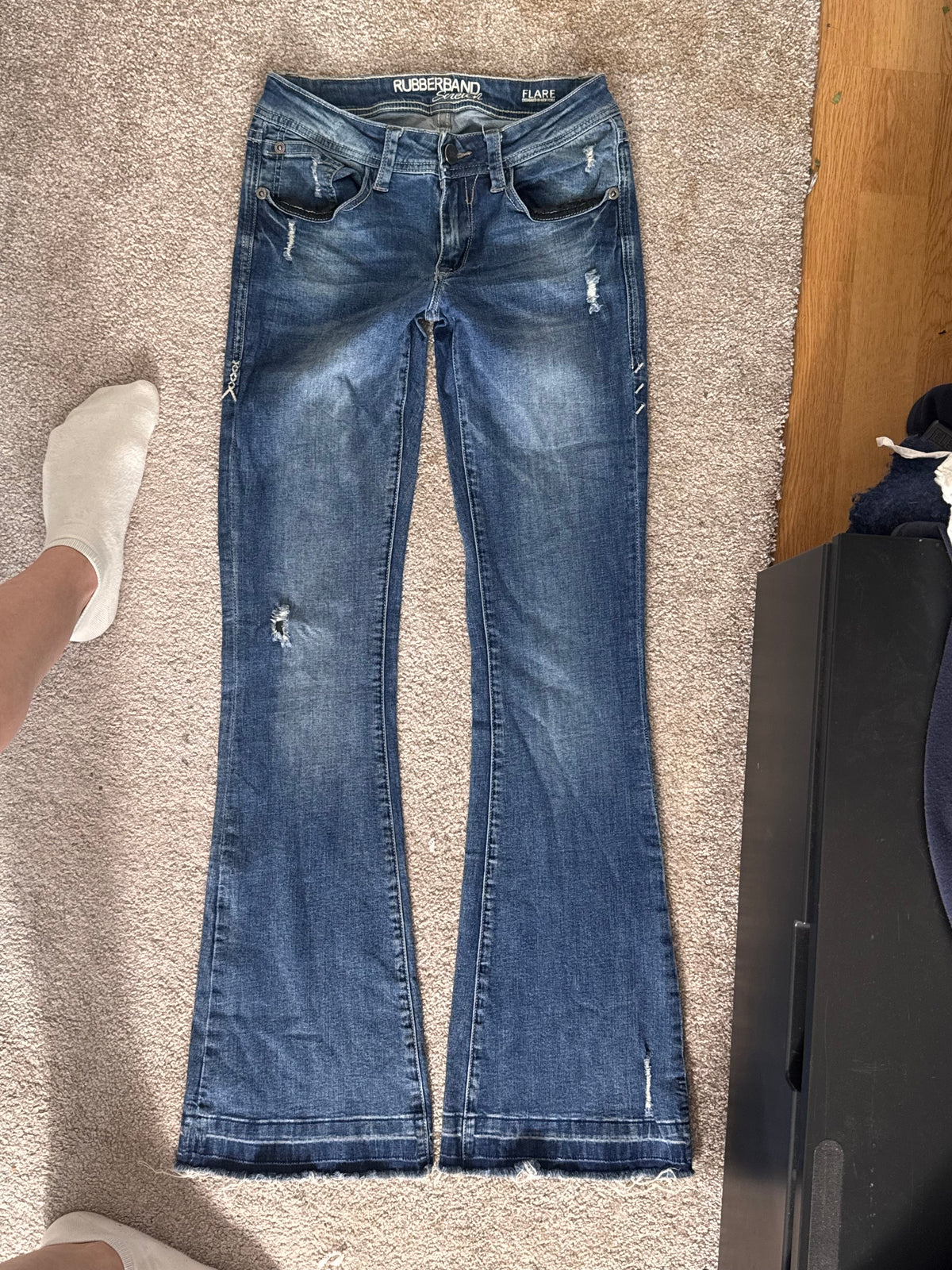 Lågmidjade jeans stl: XS