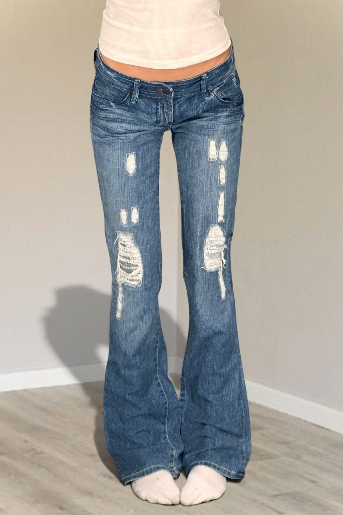 Lågmidjade jeans stl: S