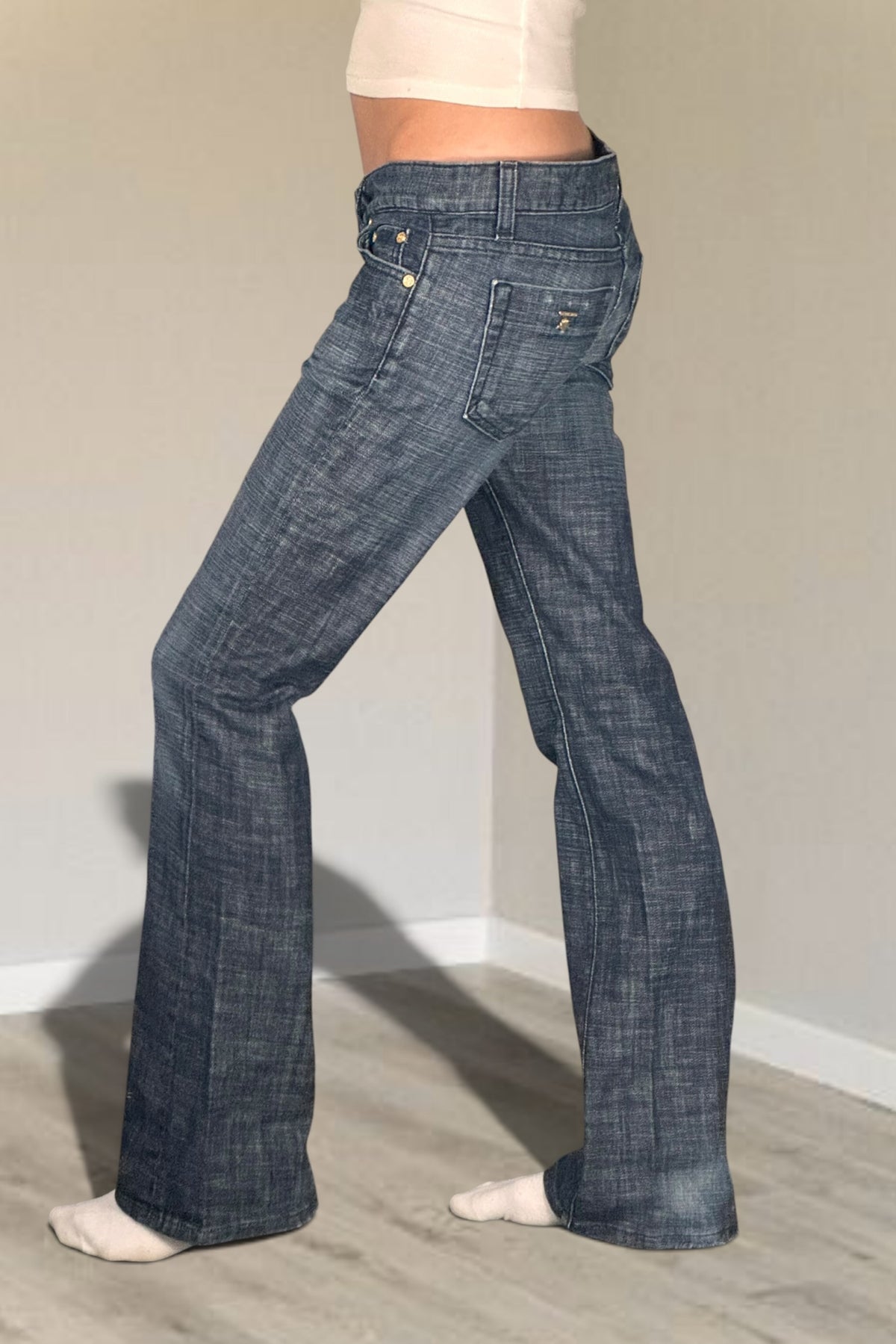 Lågmidjade jeans stl: S