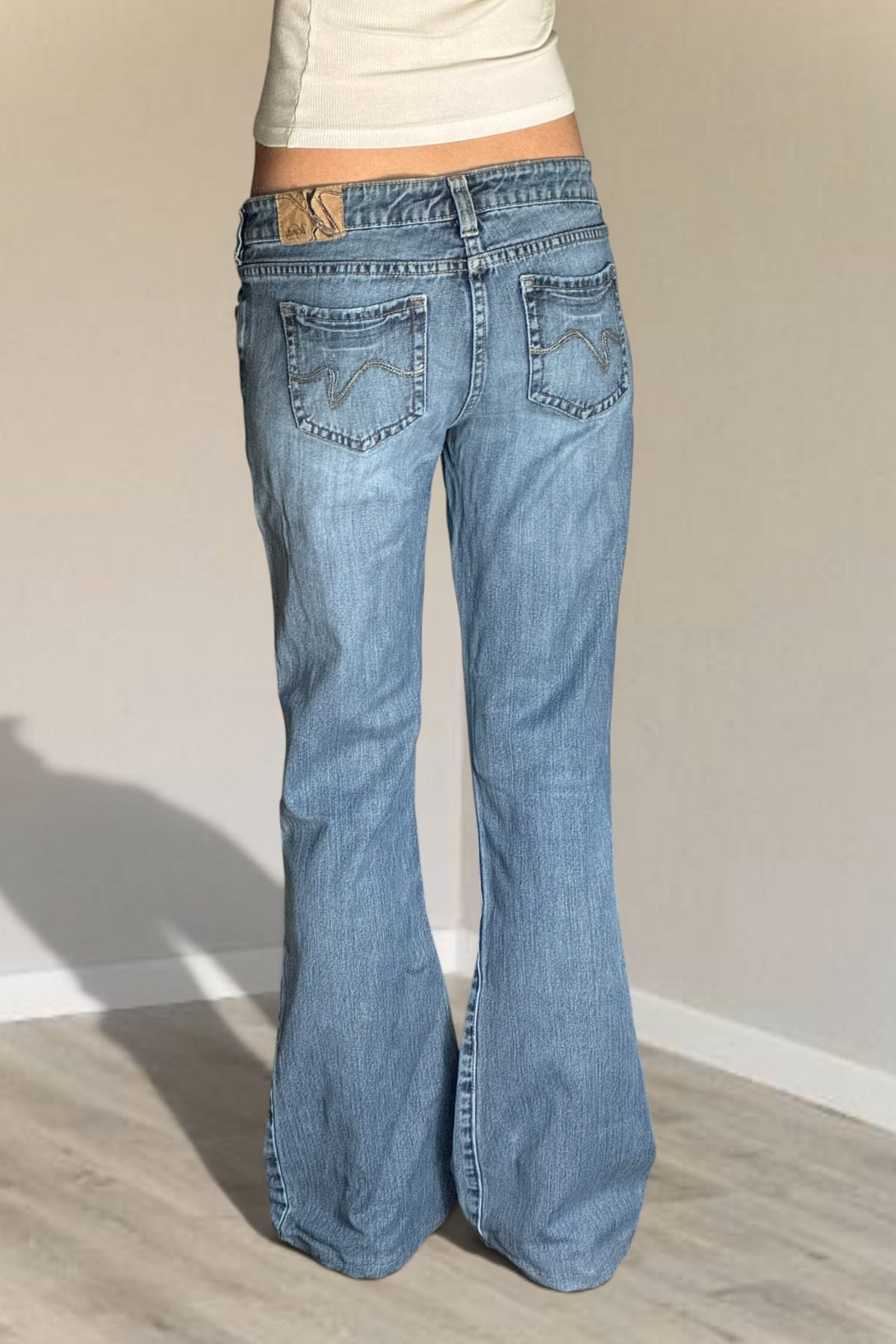 Lågmidjade jeans stl: S