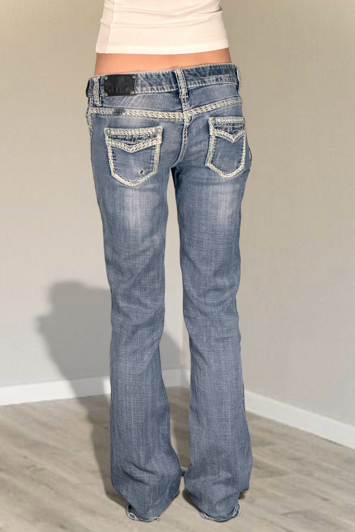 Lågmidjade jeans stl: S