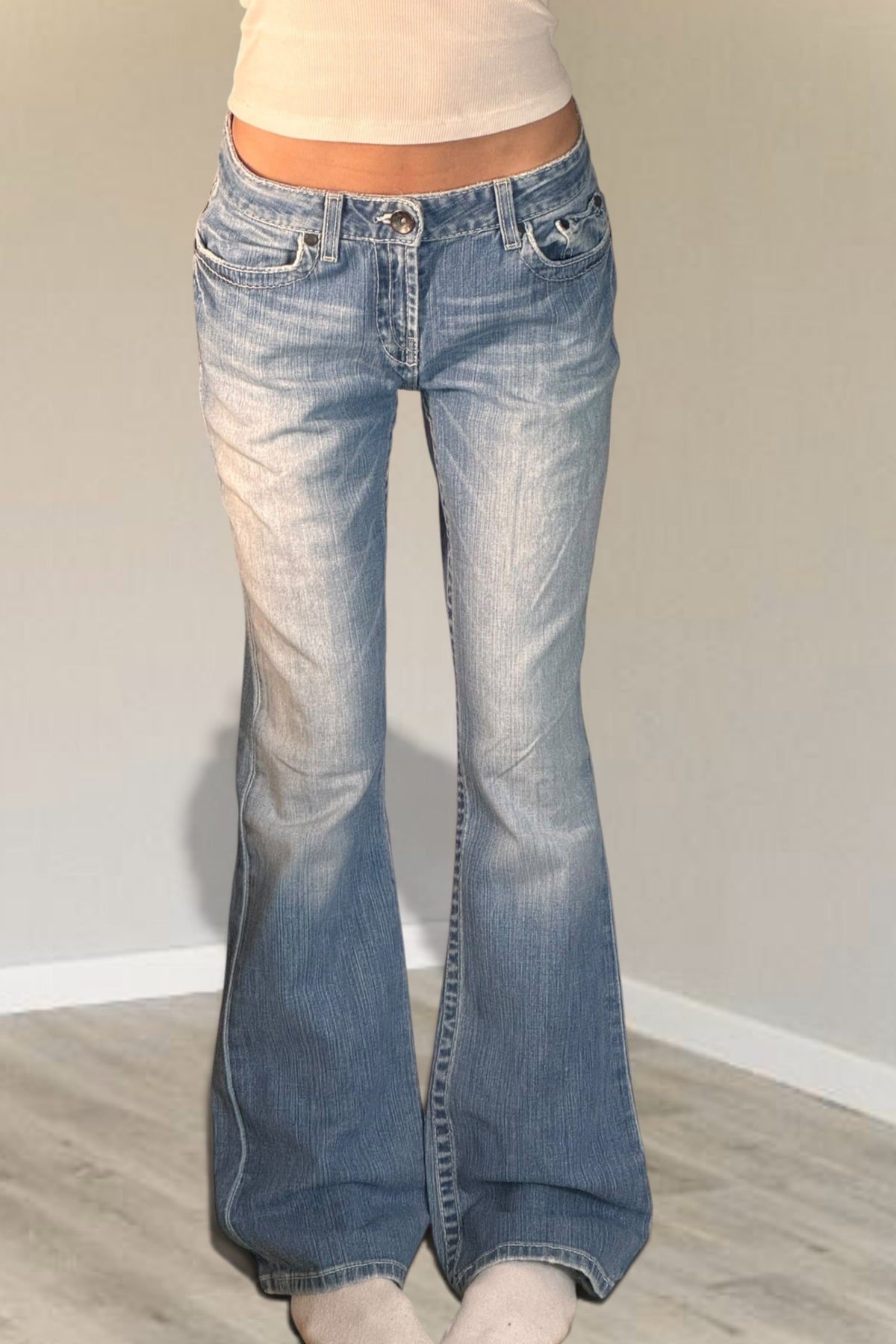 Lågmidjade jeans stl: S