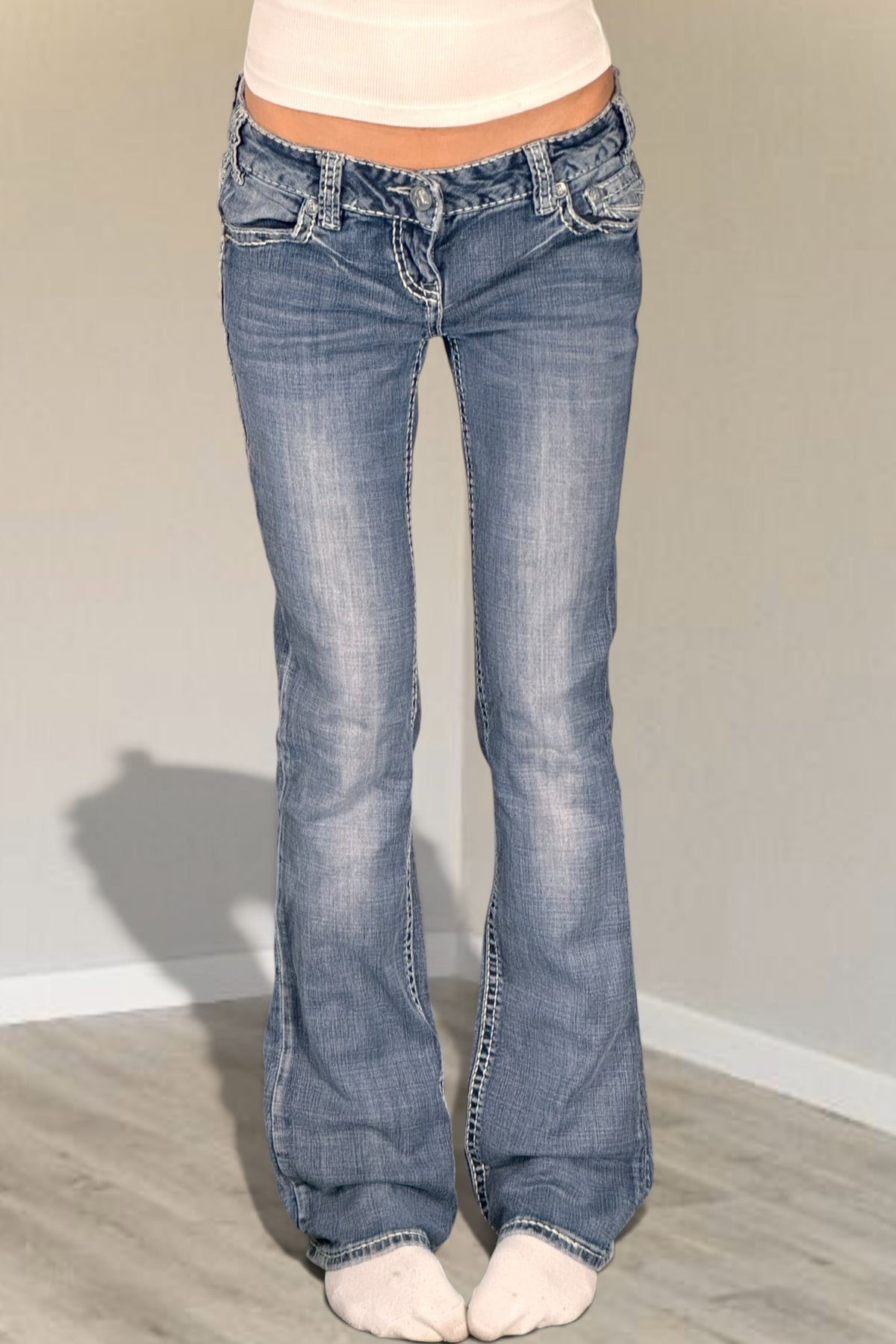 Lågmidjade jeans stl: S