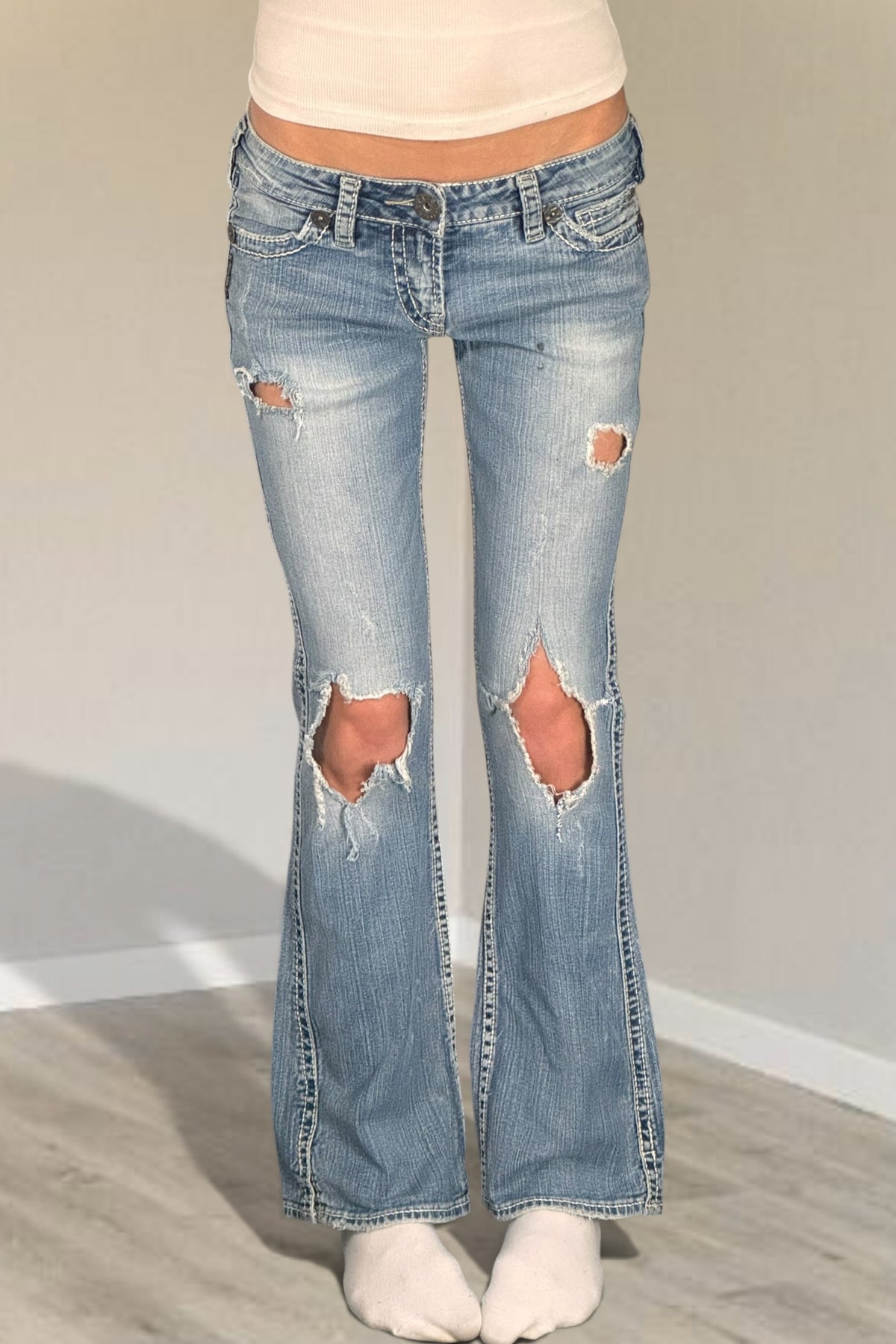 Lågmidjade jeans stl: XS