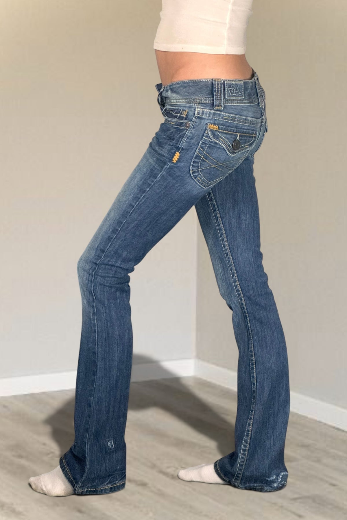 Lågmidjade jeans stl: XS