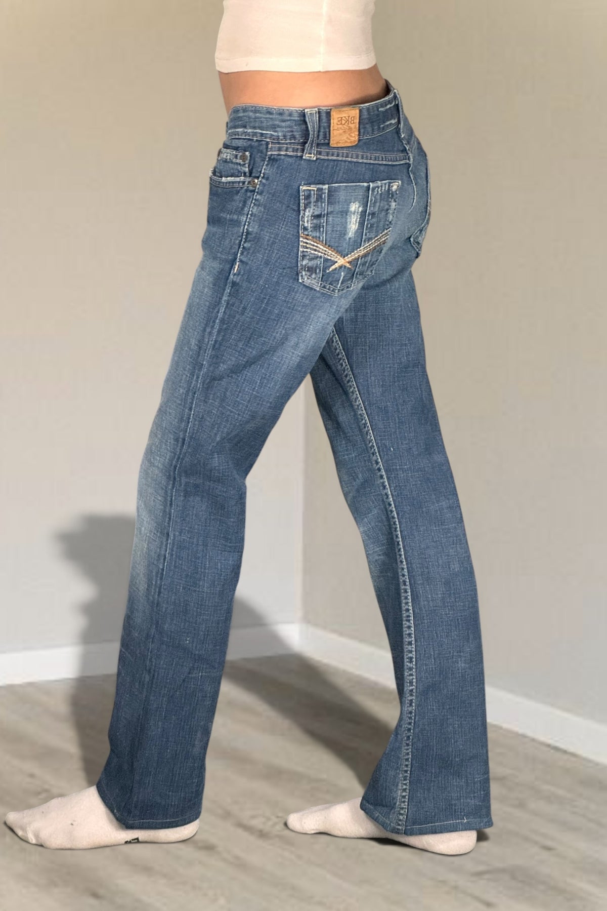 Lågmidjade jeans stl: S