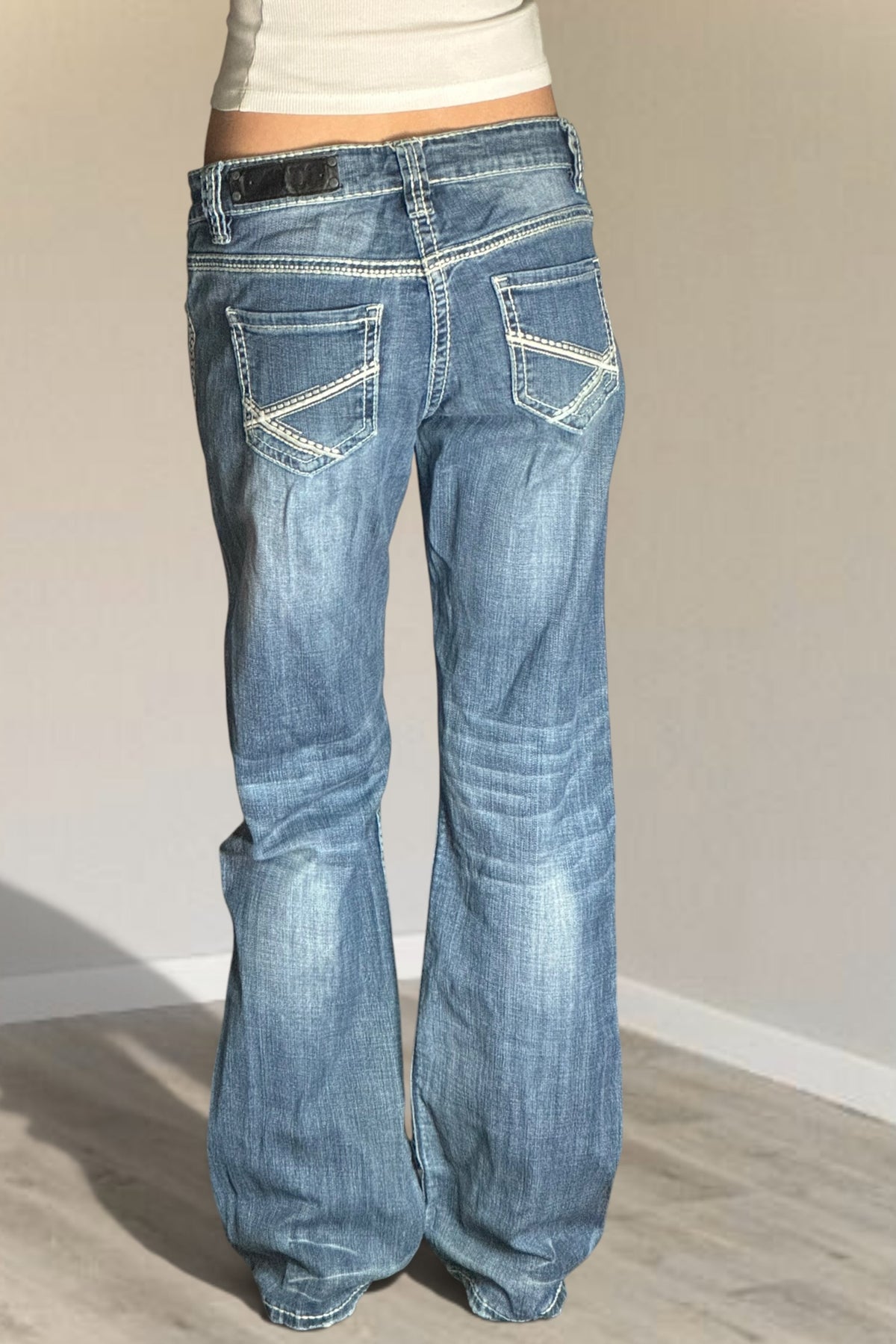 Lågmidjade jeans stl: S
