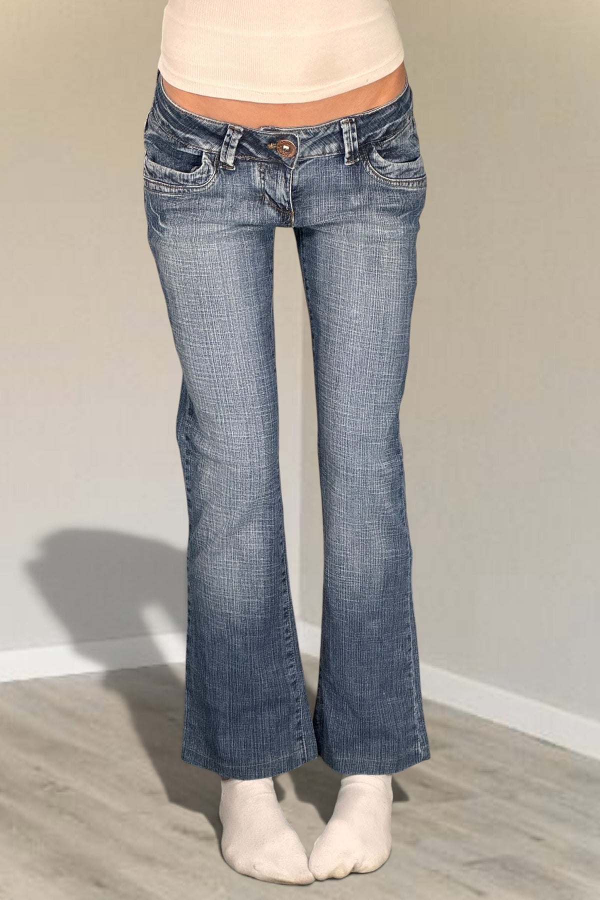 Lågmidjade jeans stl: XS