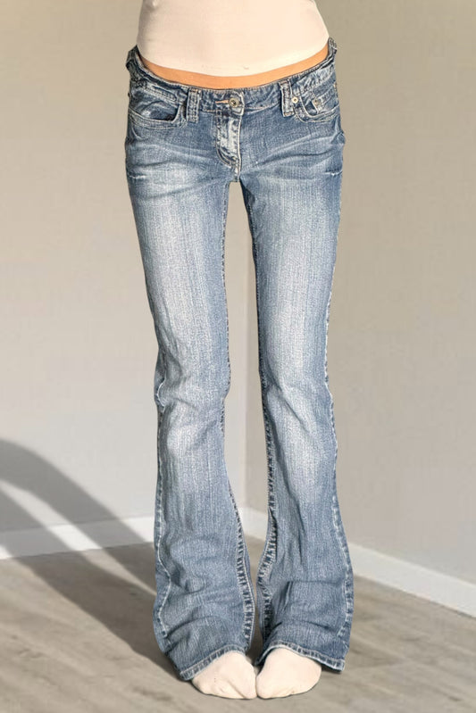 Lågmidjade jeans stl: S/M