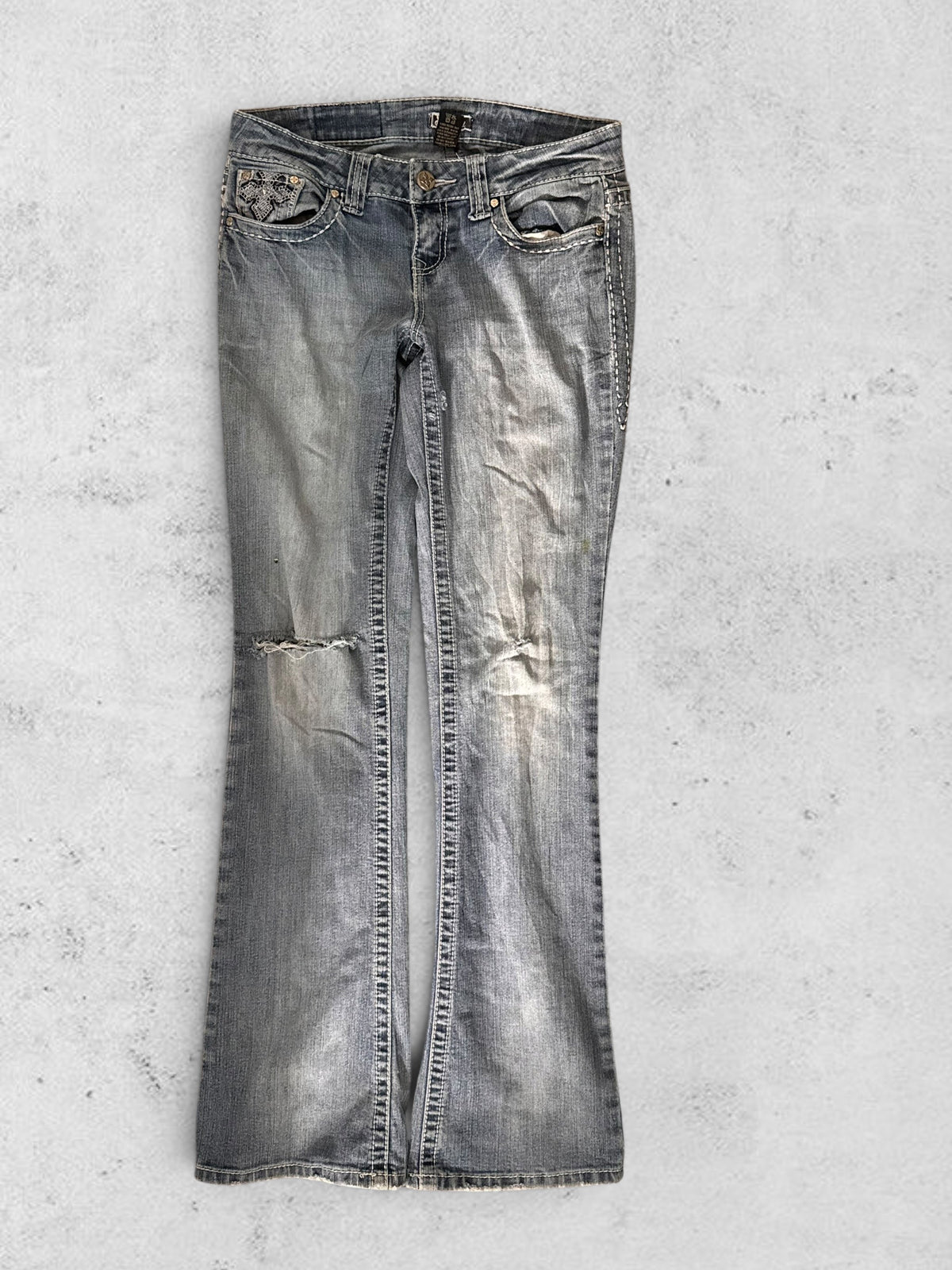 Lågmidjade jeans stl: XS